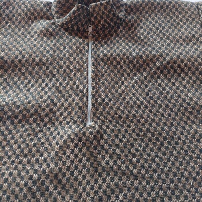 Brown Check Baby Boy Kashmiri Phiran (Length 18.5) - Image 2