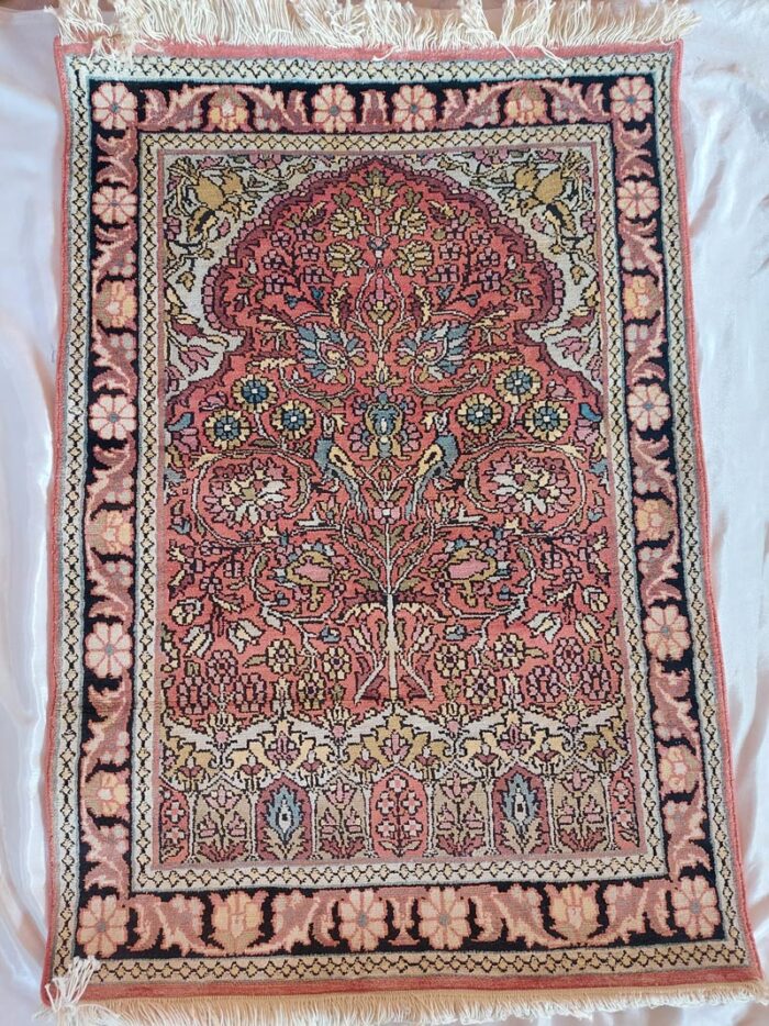 3ft X 2ft Kashmiri Handknotted Carpet