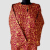 Maroon Aari Jali Work Cashmilon Pheran