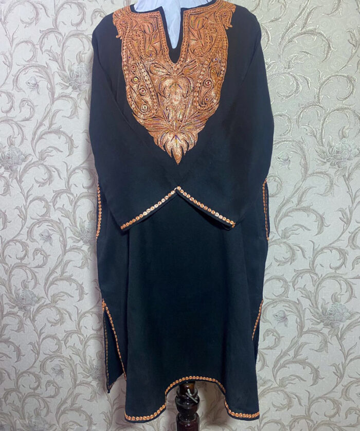 Black Pure Raffal Tilla Pheran - Image 2
