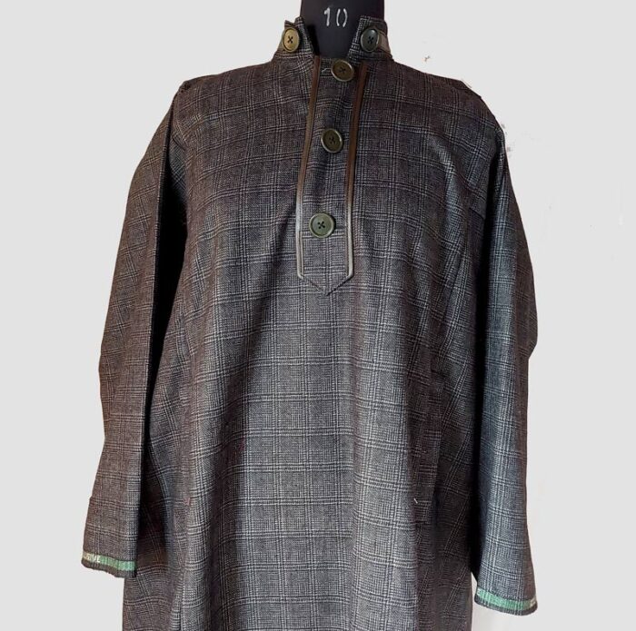 Dark Grey Pheran For Men - Image 4