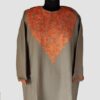 Natural Beige Cashmilon Pheran with Aari Work