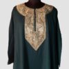 Dark Green Cashmilon Zari Pheran