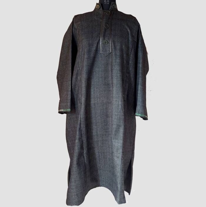 Dark Grey Pheran For Men - Image 3
