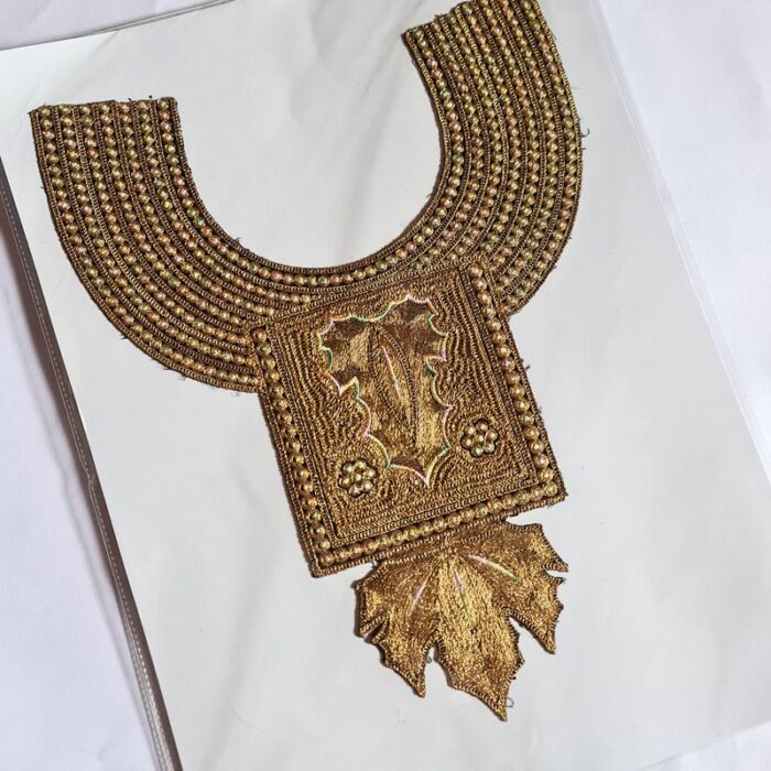 Golden Chinari Tilla Patch