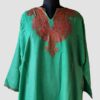Parrot Green Raffal Sozni Work Pheran