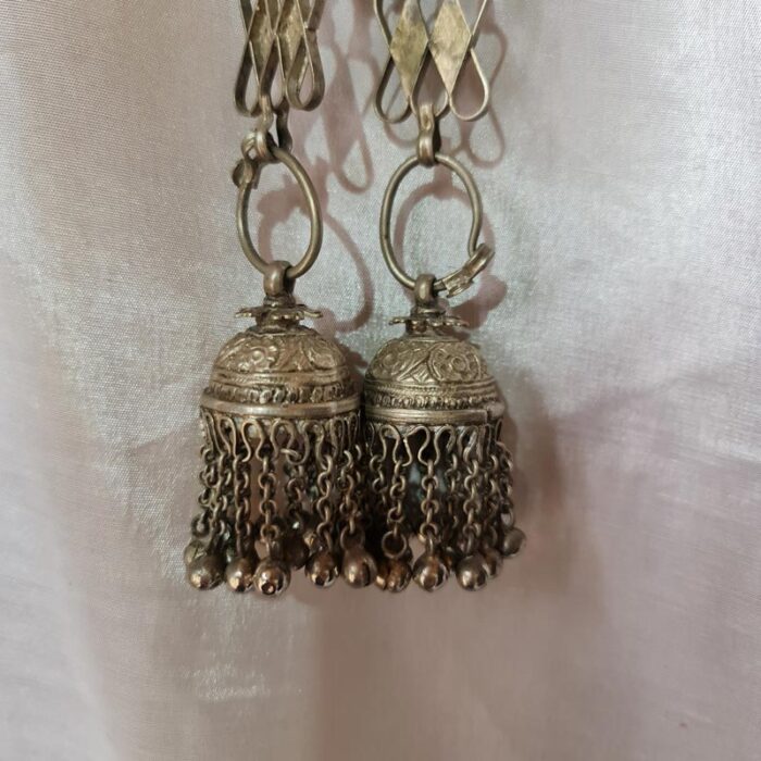 Kashmiri Vintage Jhumka Earrings - Image 2