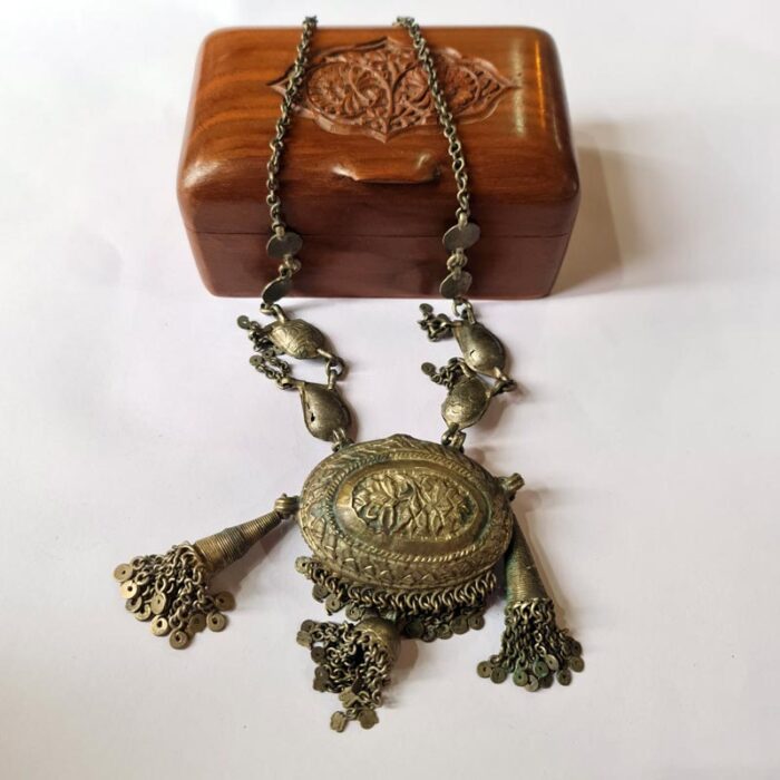 Vintage & Antique Handmade Premium Kashmiri Necklace - Image 3