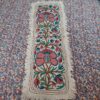 6x2 Pansies Handmade Aari Embroidered Runner Namda
