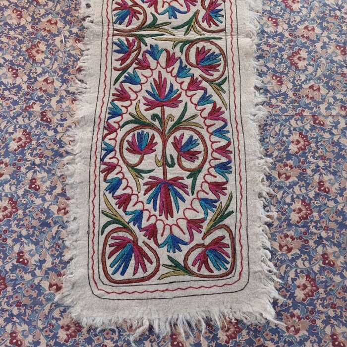 6x2 Goleb Nyul Handmade Aari Embroidered Runner Namda - Image 3