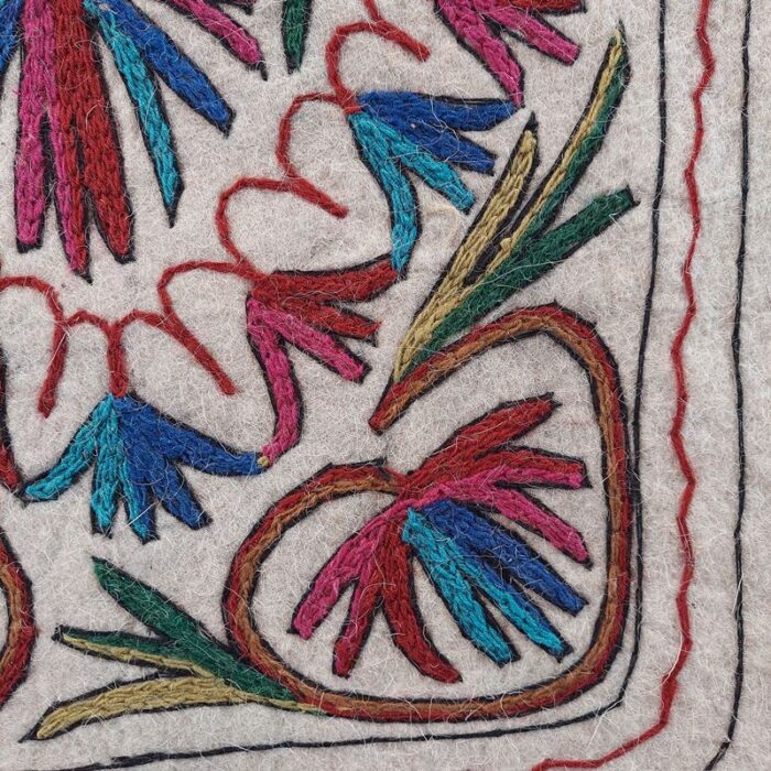 6x2 Goleb Nyul Handmade Aari Embroidered Runner Namda - Image 5