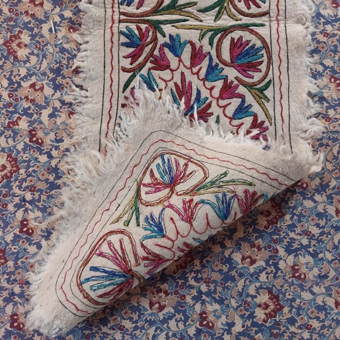 6x2 Goleb Nyul Handmade Aari Embroidered Runner Namda - Image 2