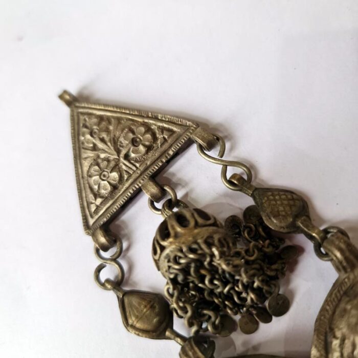 Vintage Kashmiri Handmade Large Pendant - Image 4