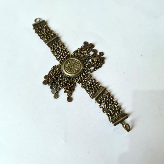 Vintage Kashmiri Handmade Watch Bracelet - Image 4