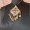 Vintage Kashmiri Handmade Pendant with Stones