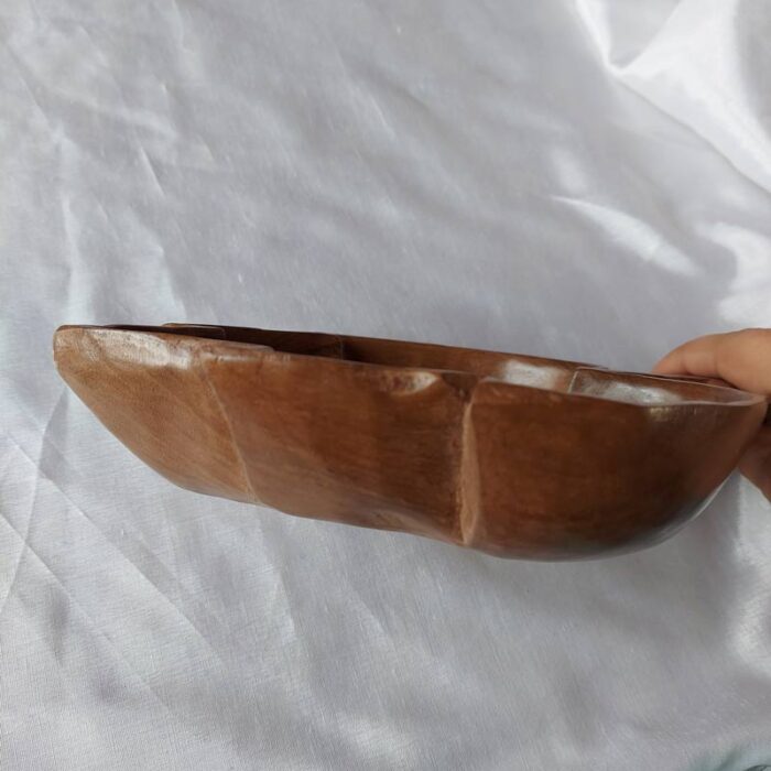Walnut Wood Fruit Bowl - Image 2