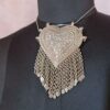 Vintage Kashmiri Handmade Heart Shaped Pendant