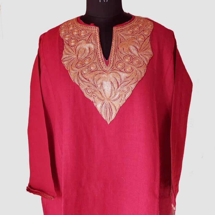 Red Raffal Tilla Pheran