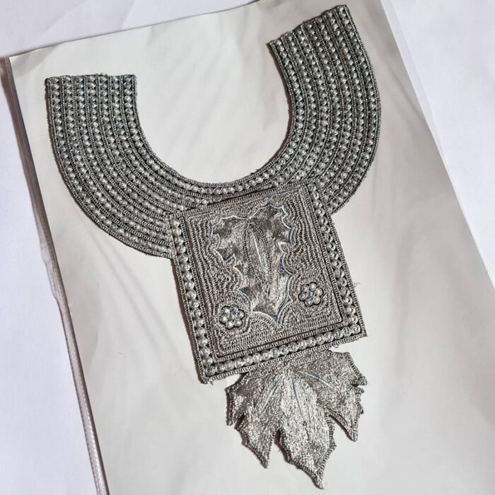 Silver Chinari Tilla Patch
