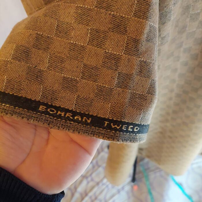 Brown With Grey Check Pheran - Image 4