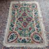 6x4 Badam Handmade Aari Embroidered Wool Namda