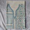 White Ruby Cottom A Shaped Sozni Jali Work Suit