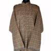 Light Brown Check Design Tweed Pheran