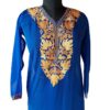 Dark Blue Georgette Aari Work Kurta