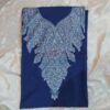 Dark Blue Summer Cool Front Back Hand Aari Suit