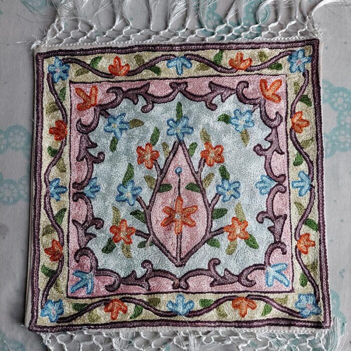 Ruph Handmade Chain Stich Silk Quran Cover