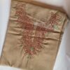 Light Brown Ruby Cotton Suit With Tilla Work