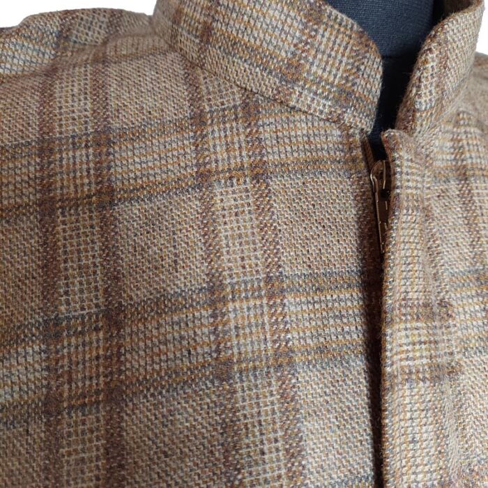 Light Brown Check Design Tweed Pheran - Image 3