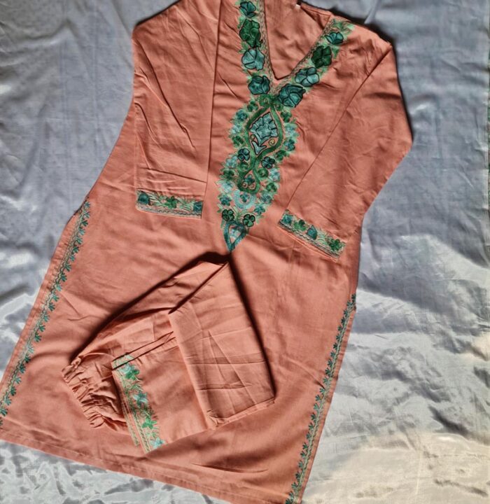 Light Pink II Stitched Summer Cool Kurta with Trousers