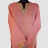 Peach Summer Cool Aari Work Kurta