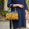 Yellow Hand Crewel Work HandBag