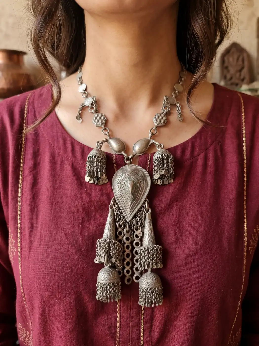 Shub Antique Kashmiri Handmade Kashmiri Necklace