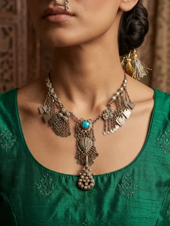 Antique Kashmiri Handmade Kashmiri Necklace