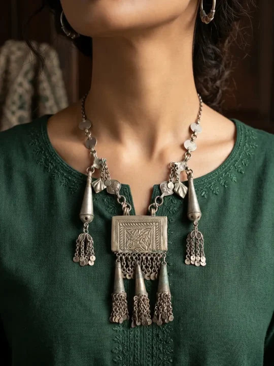 Antique Kashmiri Handmade Kashmiri Necklace