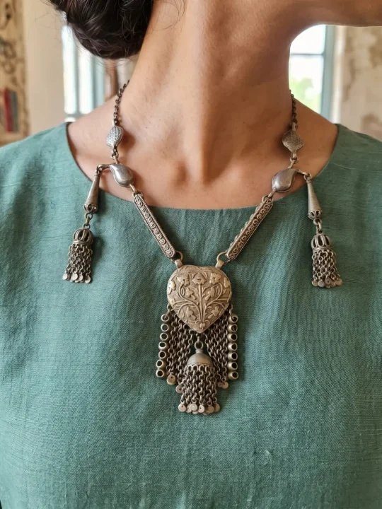 Antique Kashmiri Handmade Kashmiri Necklace