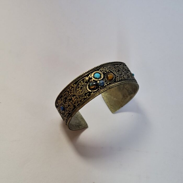 Darsheni Antique Kashmiri Cuff Bracelet - Image 2