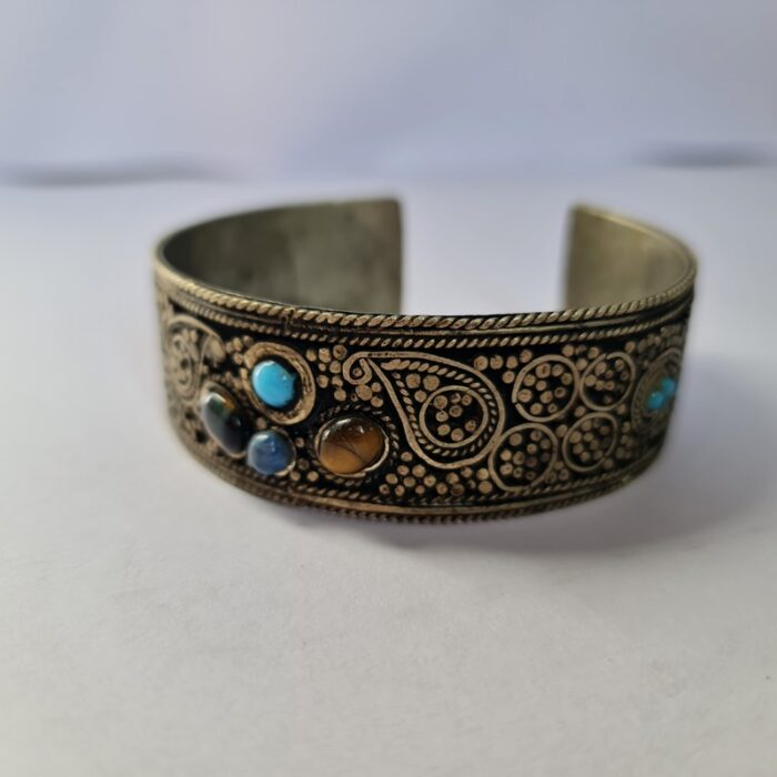 Darsheni Antique Kashmiri Cuff Bracelet - Image 4