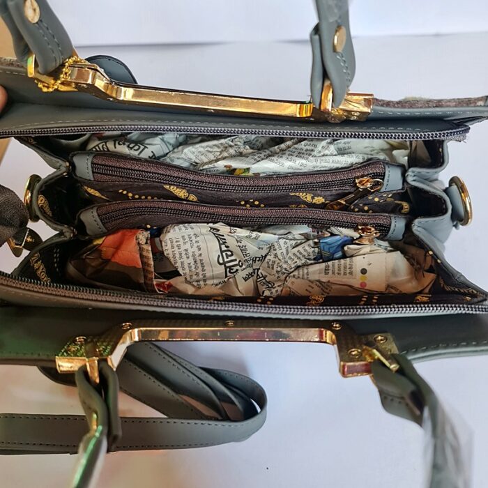 Lavish Hand Crewel Work Handheld Bag - Image 3