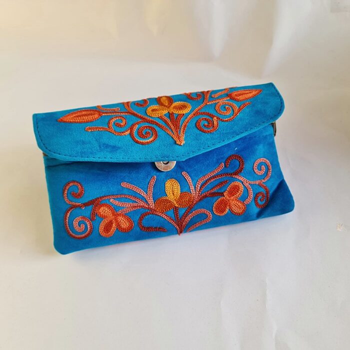 Blue Harud Tic Tac Aari Work Wallet