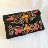 Black Tic Tac Aari Work Wallet