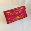 Pink Tic Tac Aari Work Wallet