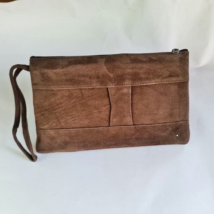 Brown Chinari Bag With Aari Embroidery - Image 2