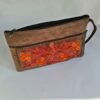 Coffee Brown Bag With Aari Embroidery