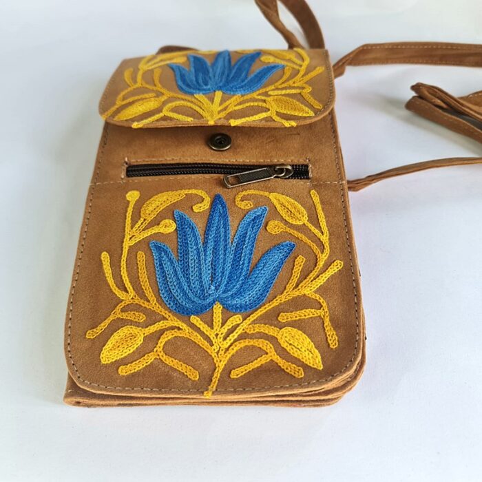 Brown Passport Bag - Image 4