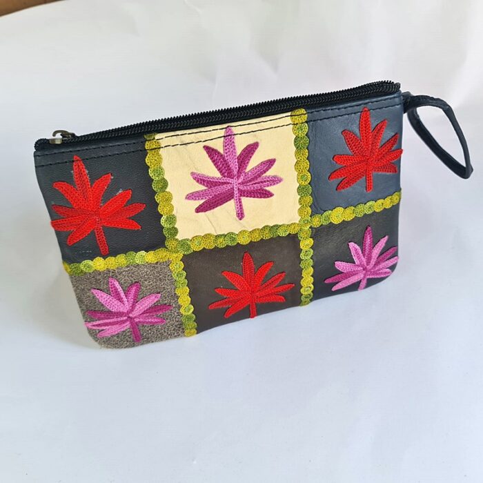 Multicolor Leather Pouch