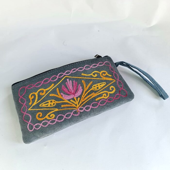Grey Aari Pouch